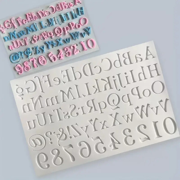A-Z Alphabet And Number Mold