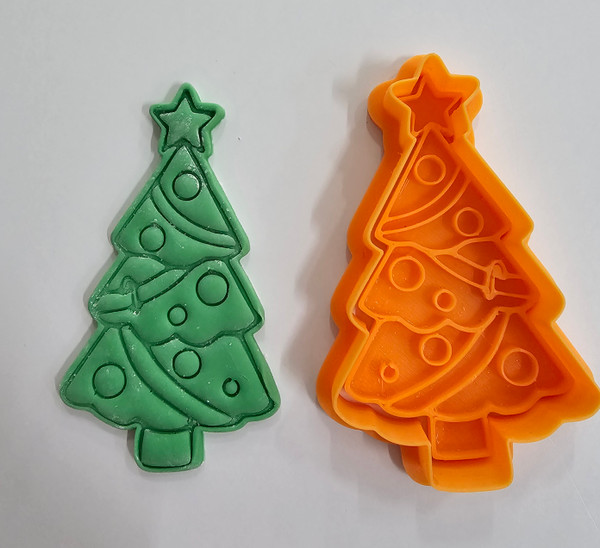 Christmas Tree Cookie Cutter & Embosser