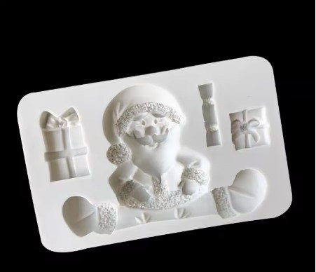 Santa Claus With Presents Silicone Mold