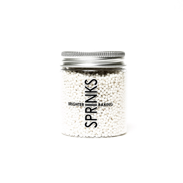 Sprinks White Nonpareils- 65g
