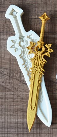 Decorative Sword Silicone Mold