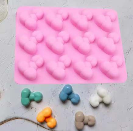 Penis Silicone Mold - 12 cavity