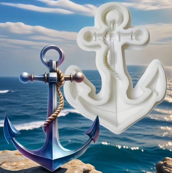Anchor Shaped Silicone Mold
