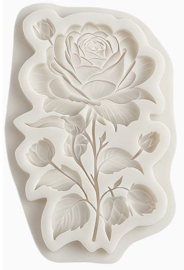 Delicate Rose Silicone Mold