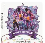 K- Pop Demon Hunters Cake Topper- style H