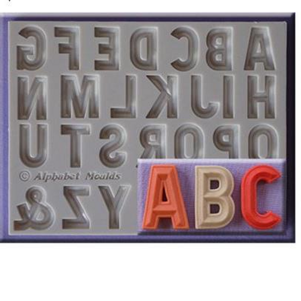 Classic Alphabet Letter Silicone Mold
