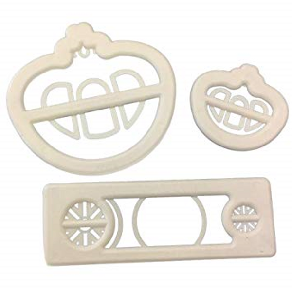 Princess Carriage 3pc Plastic Cutter Set