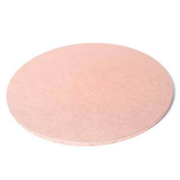 Round Masonite Cake Board - ROSE GOLD 14" / 35cm