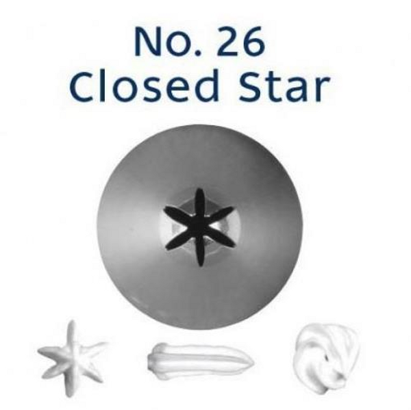 Piping Tip Closed Star (Drop Flower) - NO.26