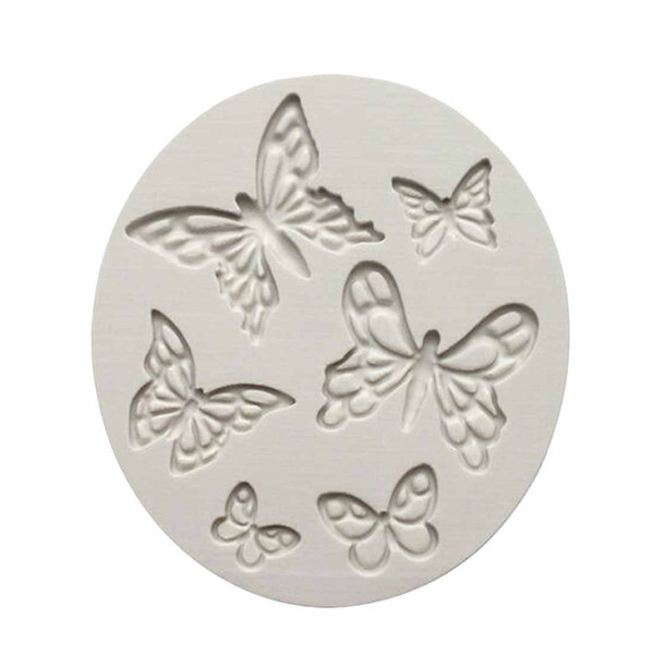 Silicone Mold 6pc - BUTTERFLIES