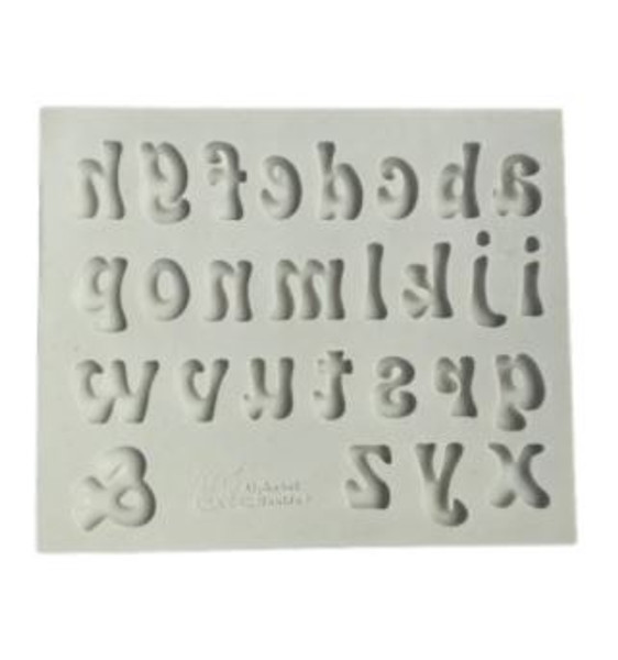 Silicone Mold - Funky Alphabet Lowercase