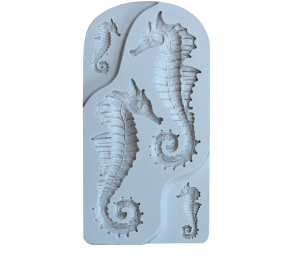 Silicone Mould - Seahorses 4pc