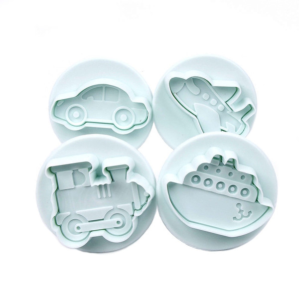 On the Move - Transport Themed Plunger Cutters