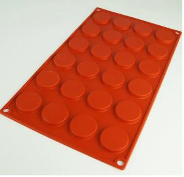 Silicone Mold - MINI DISCS / 24 Cavity