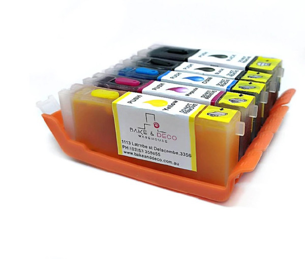 Edible Ink Cartridges Set of 5 ( 680 / 681 )