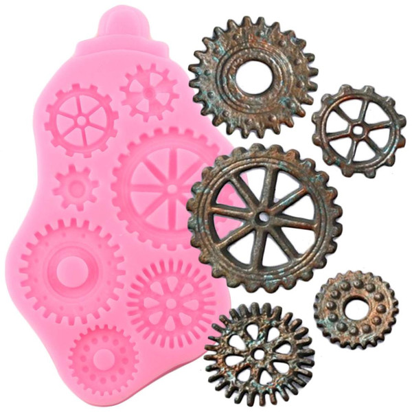  Silicone Mold 12pc - Gears