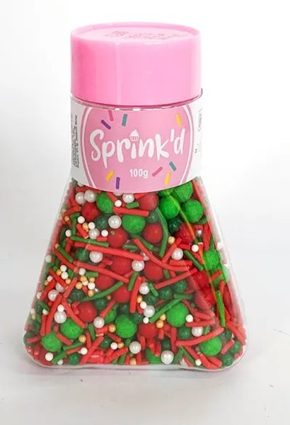 Grinchmas Medley Sprinkles 100g