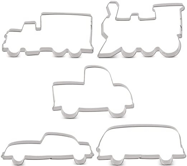 Transportation Cookie Cutter 5pc Set