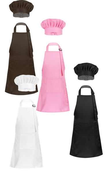 Kids Adjustable Apron with Hat