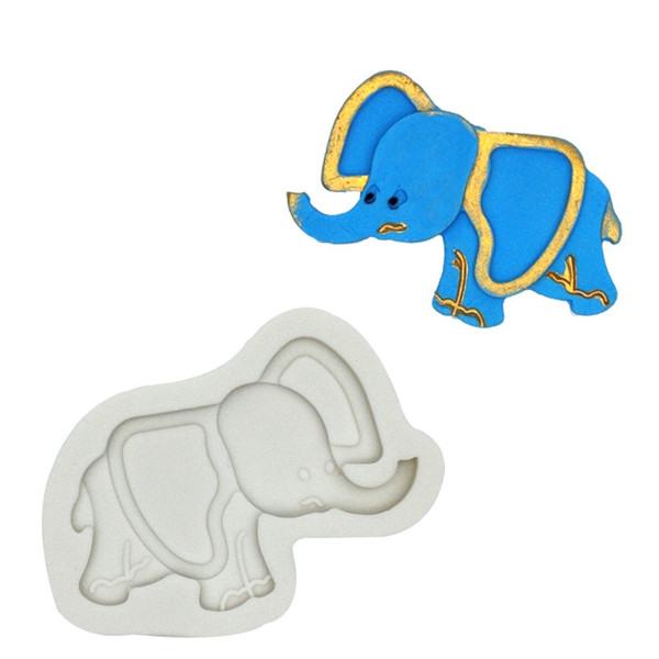 Silicone Mold- Cute Elephant