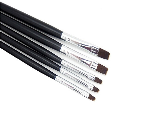 Brush Set 5pc Black Handle