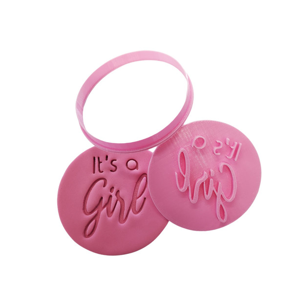 Cookie Cutter and Embosser - It's A Girl