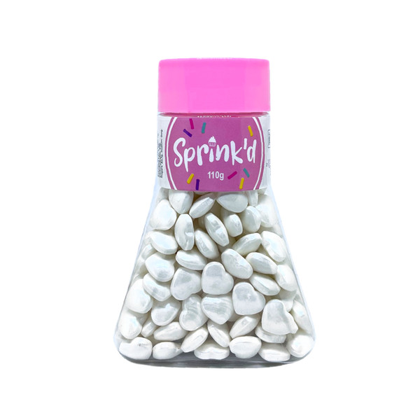 Sprink'd White Hearts