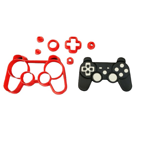 Gaming Controller Cookie Cutter and Embosser