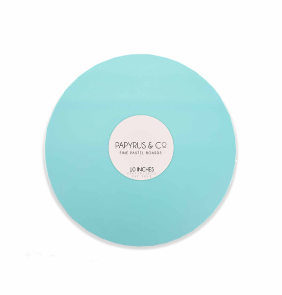 PASTEL BLUE 10" ROUND MASONITE CAKE BOARD