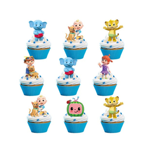 Cupcake Toppers 24pc - Coco Melon(style1) 