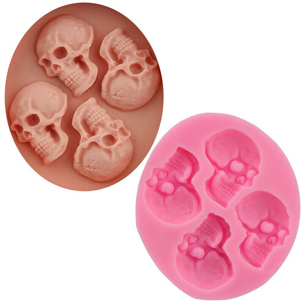 Skeleton 4cavity Silicone Mold