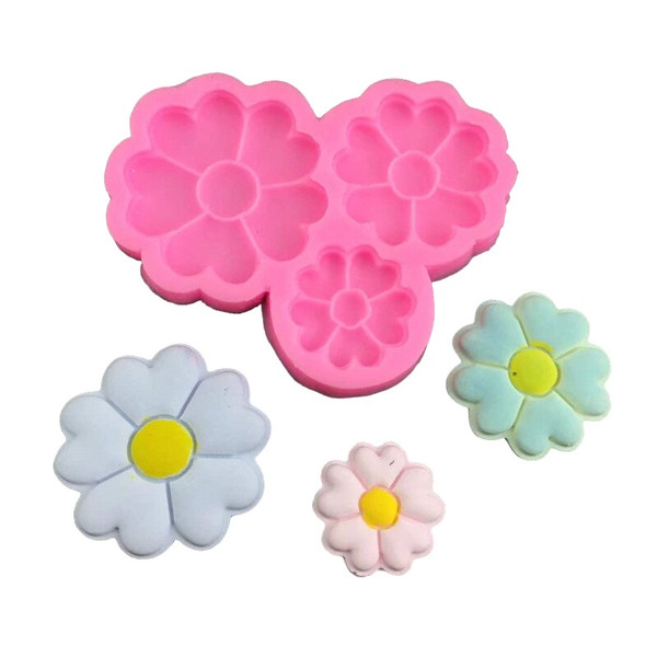 Heart Shape Flower Silicone Mold