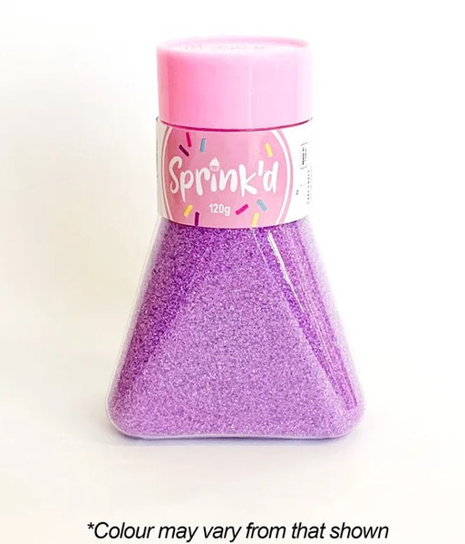 SPRINK'D Sanding Sugar -Soft Purple 120g 