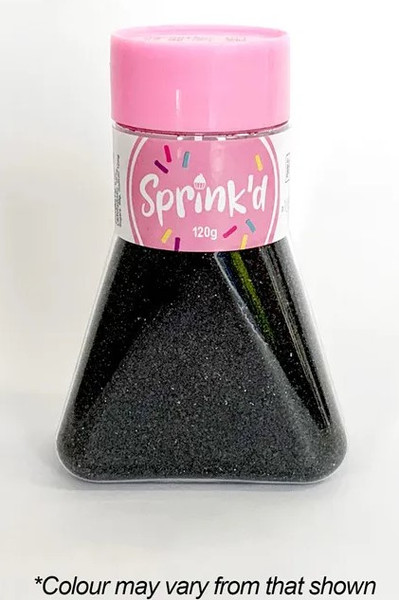 SPRINK'D Sanding Sugar - Black 120g
