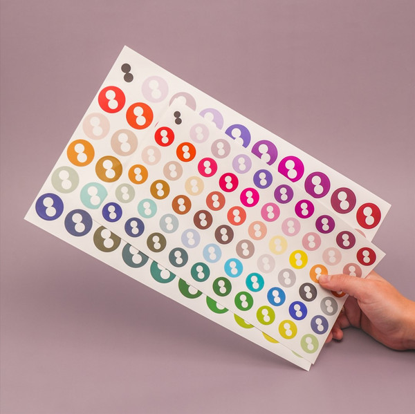 Colour Mill Swatch Spots Stickers (100ml)