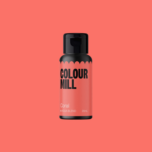 Colour Mill Aqua Colours 20ml - Coral