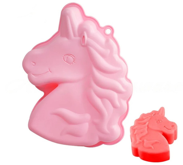 Silicone Cake Mold - Unicorn Head Large