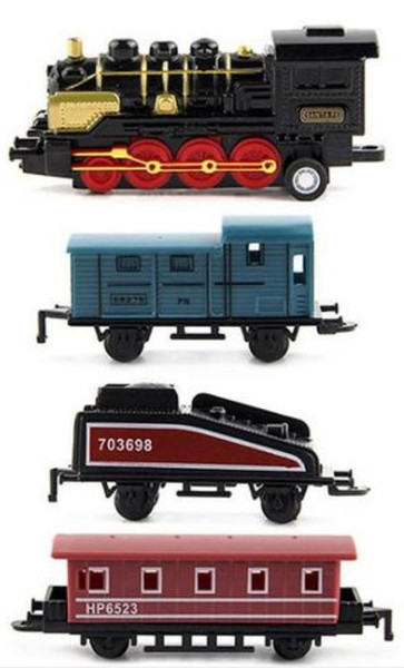 Cake Topper - Steam Train 4pc Black