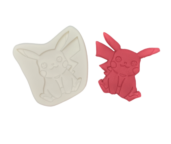 Silicone Mold - Pokemon Pikachu Sitting