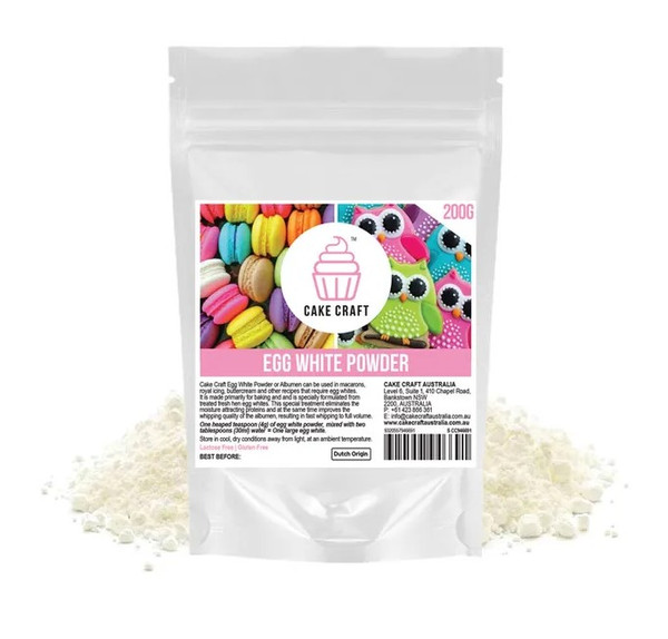 CAKE CRAFT | EGG WHITE POWDER | 200G 