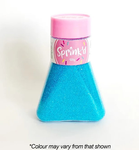 SPRINK'D Sanding Sugar - Bright Blue 120g