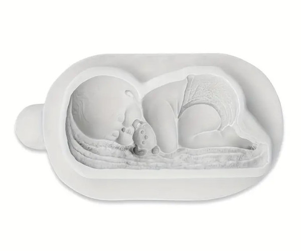 Silicone Mould | Peaceful Sleeping Baby