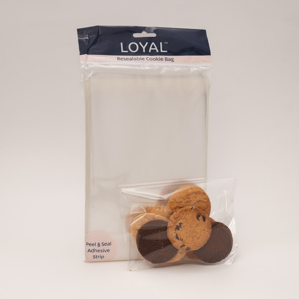 Resealable Cookie Bag | 150mm x 200mm | 100pk