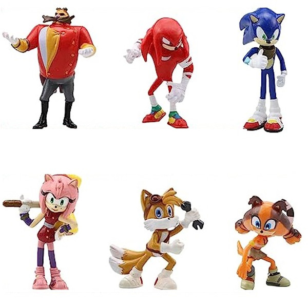 Sonic The Hedgehog 6pc Figurines