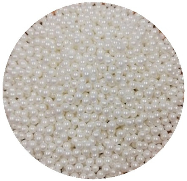 Sprinkles | 4mm Sugar Balls | White | 1kg