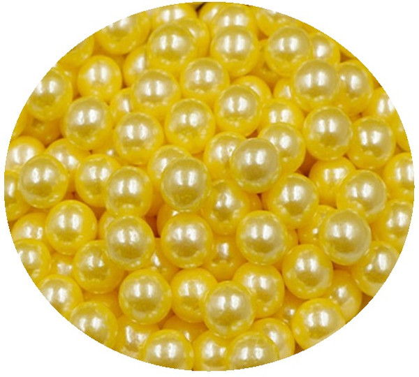 Sprinkles | 10mm Sugar Balls | Yellow | 1kg