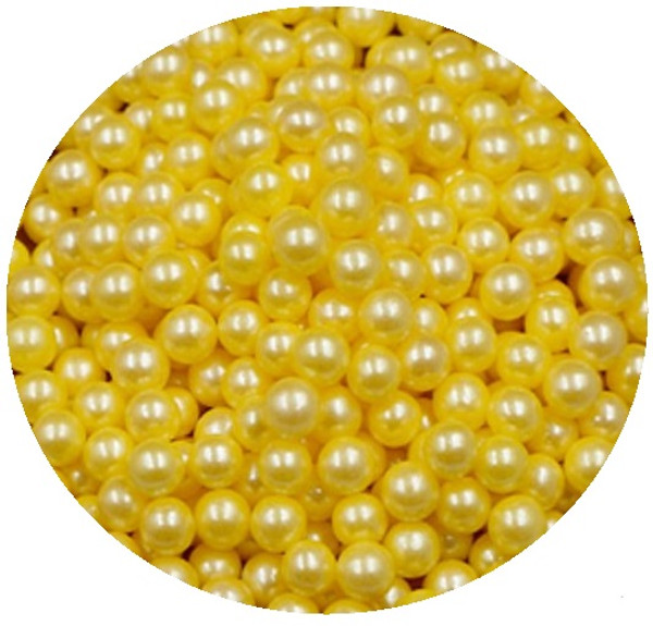 Sprinkles | 8mm Sugar Balls | Yellow | 1kg