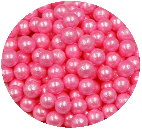 Sprinkles | 10mm Sugar Balls | Pink | 1kg