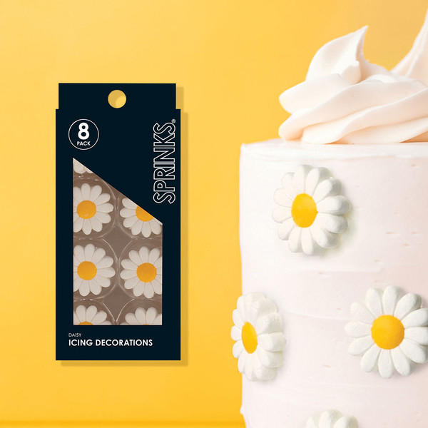 Icing Decorations | Daisy 8pk