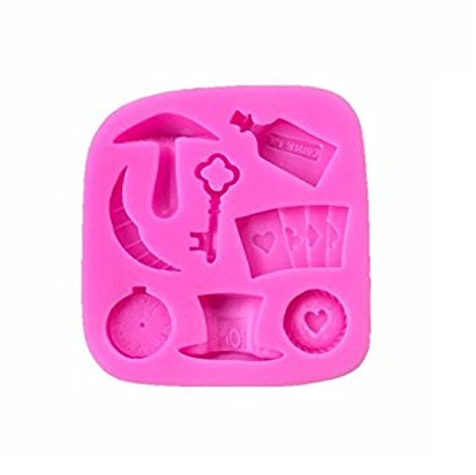 Mad Hatter / Alice in Wonderland Silicone Mould - Bake & Deco Warehouse
